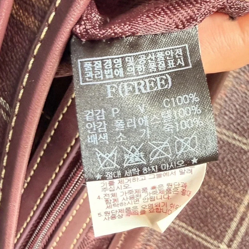 Bean Pole Vintage Y2K Preppy Plaid Saddle Bag Crossbody Purse Korean